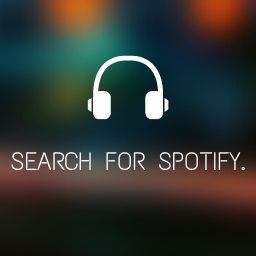 Search for Spotify icon