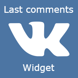 Last comments VK widget icon