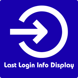 Last Login Info Display icon