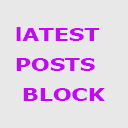 Latest Posts Block icon