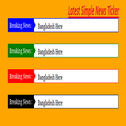 Latest Simple News Ticker icon