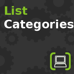 List categories icon