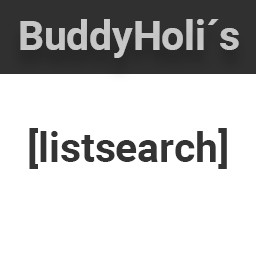 BuddyHolis ListSearch icon