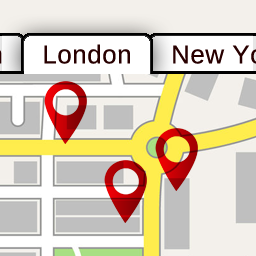 Locations and Areas – Leaflet Map with Region Tabs icon