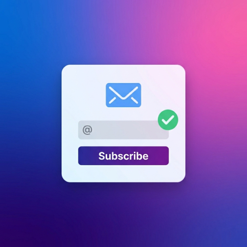 Logicrays Mailchimp Signup form with popup icon