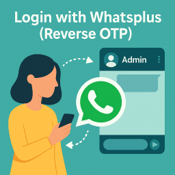 Login with Whatsiplus (Reverse OTP) icon