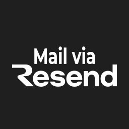 Mail via Resend icon