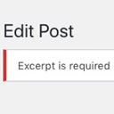 Mandatory Excerpts for WordPress icon