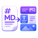 MarkBlocks – Markdown for Elementor icon