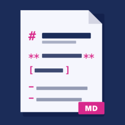 Markdown for Agents and Statistics icon
