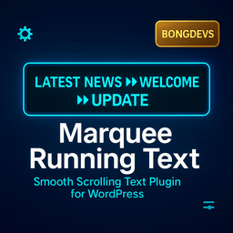 Marquee Running Text icon