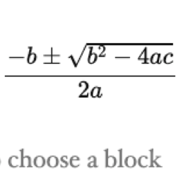 MathML Block icon