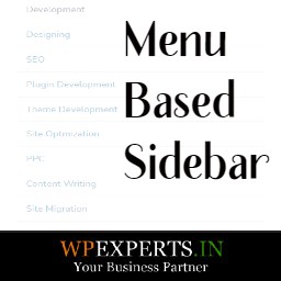 Menu Based Sidebar icon