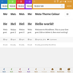 Meta Theme Color Colour icon