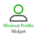 Minimal Profile Widget icon