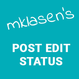 mklasen's Post Edit Status icon