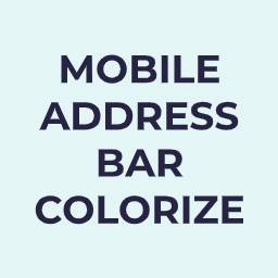 Mobile Address Bar Colorize icon