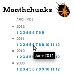 Monthchunks icon