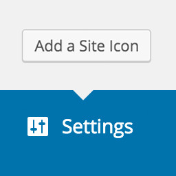 Move Site Icon To Settings icon