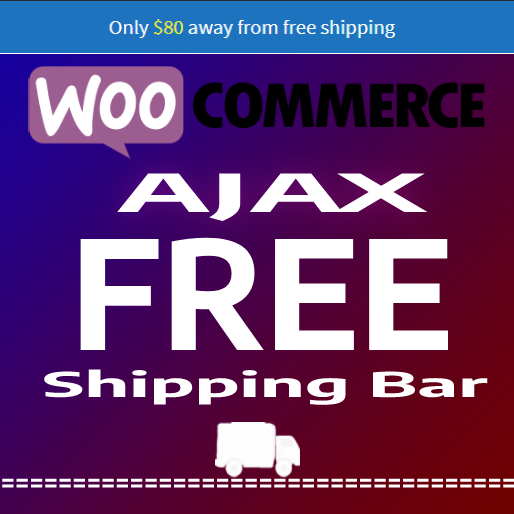 Ajax Free Shipping Bar for WooCommerce icon