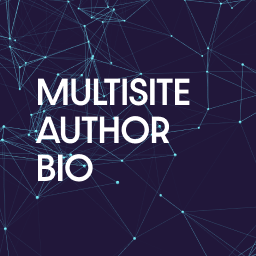 Multisite Author Bio icon