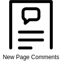 New Page Comments icon