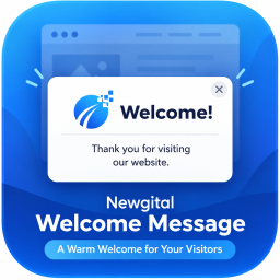 Newgital Welcome Message icon