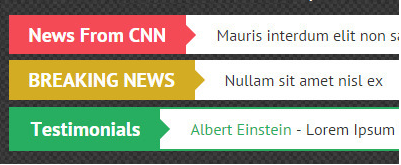 News ticker icon
