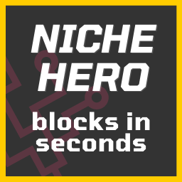Niche Hero | Beautifully-designed blocks in seconds icon