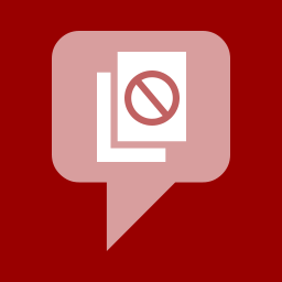No Page Comment icon