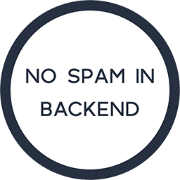 No Spam In Backend – Remove advertising from your backend icon