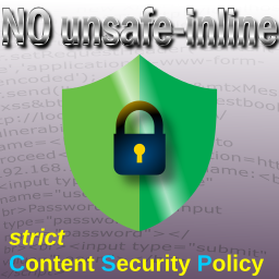No unsafe-inline icon