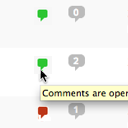 One Click Close Comments icon