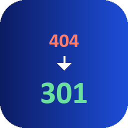 Onlinefotka 404 to 301 Redirect icon
