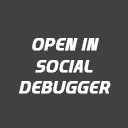 Open in Social Debugger icon