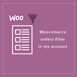 Orders filter in my account icon