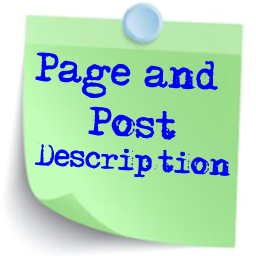 Page and Post Description icon