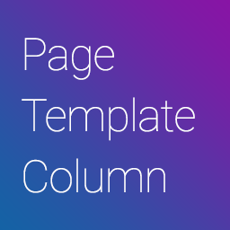 Page Template Column icon
