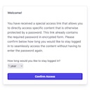 Password Protection with Shareable Links icon