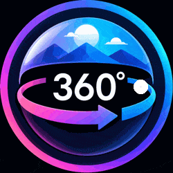 Photo Sphere Viewer – 360° Panorama, Virtual Tour, 360 Video & AR 3D Model Viewer icon