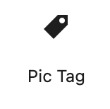 Pic Tag icon