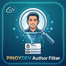 Pinoydev Admin Post Author Search Filter icon