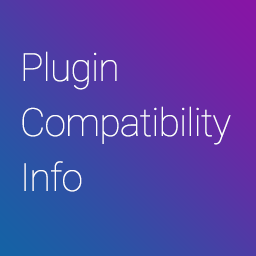 Plugin Compatibility Info icon