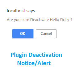 Plugin Deactivation Notice icon
