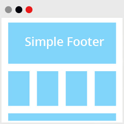 Podamibe Simple Footer Widget Area icon