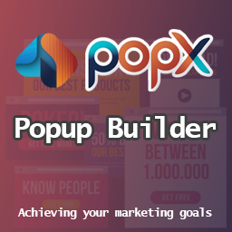 PopX – Popup Builder for Boost Sales, Conversions, Optins, Email Newsletters and Lead Generation icon