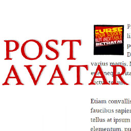 Post Avatar icon