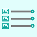 Post Category Image With Grid and Slider icon