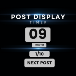 Post Display Timer icon
