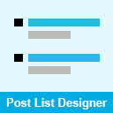 Post List Designer – Category Post, Recent Post, Post List icon